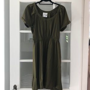 Twelfth Street by Cynthia Vincent army green dress